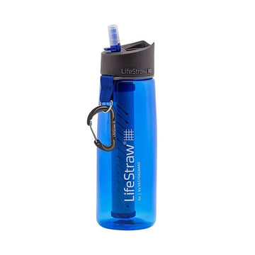 LifeStraw Go Water Filter Bottle with 2-Stage Integrated Filter Straw for Hiking, Backpacking, and Travel