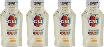 GU Energy Running Gels - 4 Gel Taster Pack - Sports Energy Gels For Running , Cycling, Triathlon