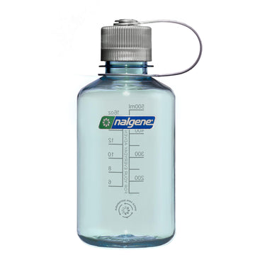 Nalgene Sustain Tritan BPA-Free Water Bottle Made with Material Derived from 50% Plastic Waste, 16 OZ, Narrow Mouth, Seafoam-1