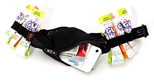 Energy Spibelt Running Pouch, Black Black Black,One Size-2
