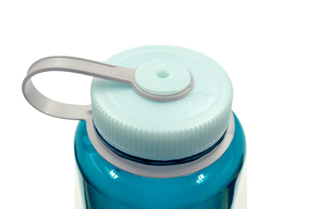 Nalgene Sustain Tritan BPA-Free Water Bottle Made with Material Derived from 50% Plastic Waste, 48 OZ, Wide Mouth, Trout-3