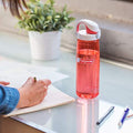 Nalgene Sustain Tritan BPA-Free On The Fly Water Bottle Made with Material Derived from 50% Plastic Waste, 24 OZ, Clear with Sprout-3
