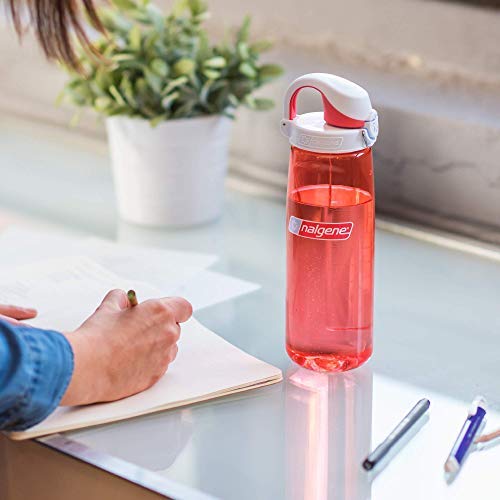 Nalgene Sustain Tritan BPA-Free On The Fly Water Bottle Made with Material Derived from 50% Plastic Waste, 24 OZ, Clear with Sprout-3