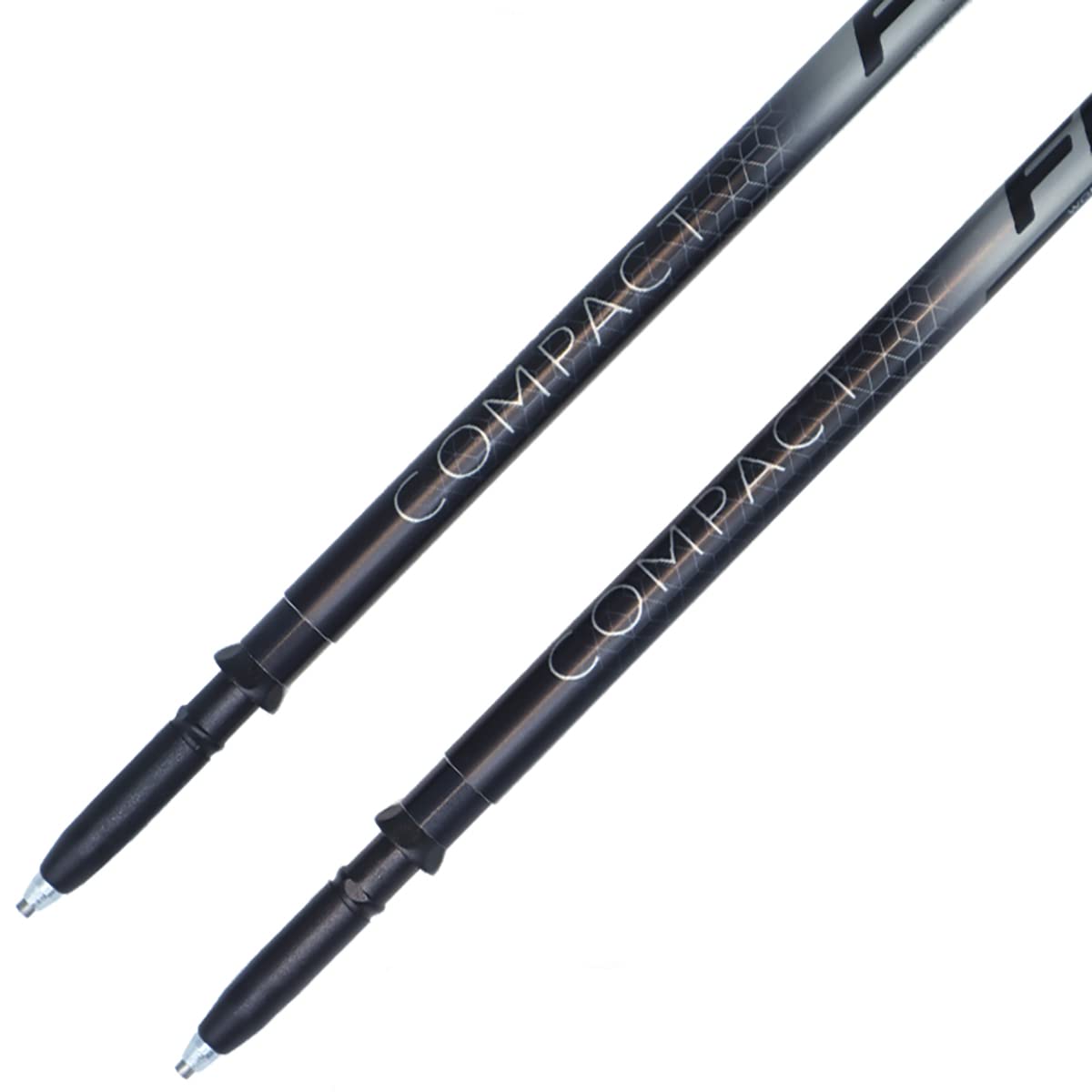 Fizan Compact Unisex Trekking Poles - Adult, Black, One Size-4