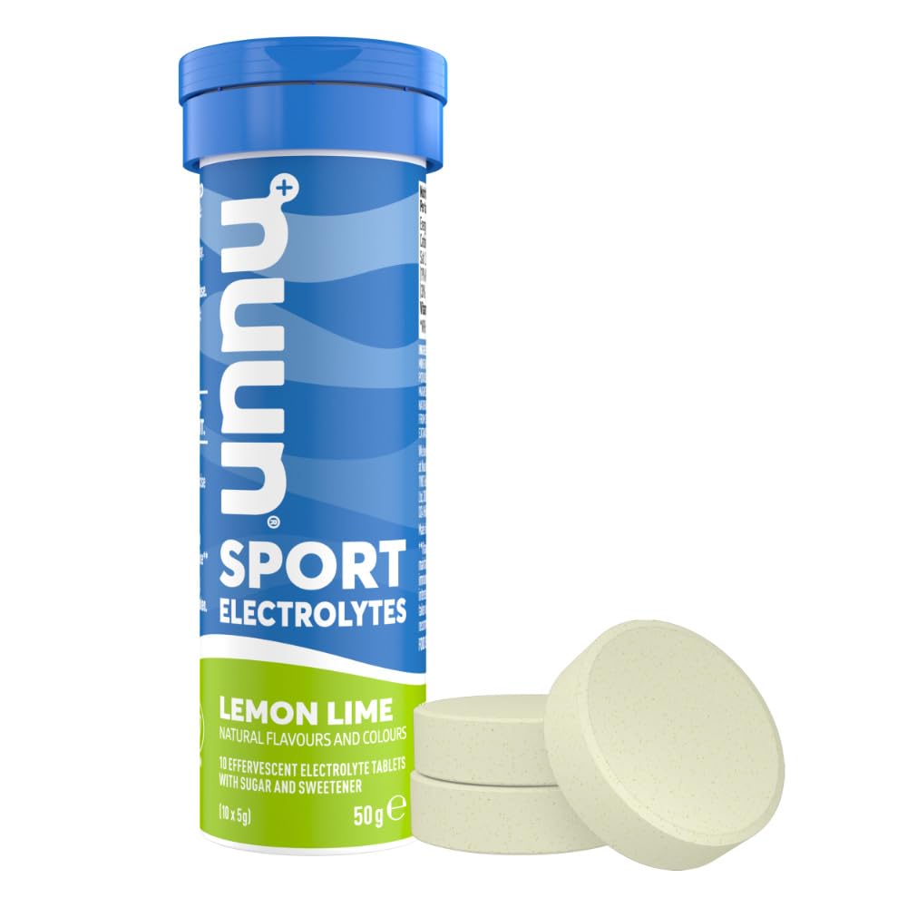 NUUN Sport Electrolytes Hydration Tablets - 4 Tubes of Electrolyte Tabs (40 Total Tablets) Bundled with A Pack of Elastic No-tie Reflective Shoe Laces (Mixed Variety)-8