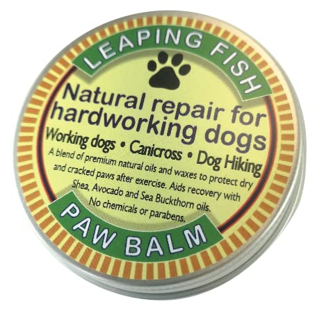 LEAPING FISH Dog Paw Balm - Natural Repair For Hardworking Dogs - 60g Tin-1
