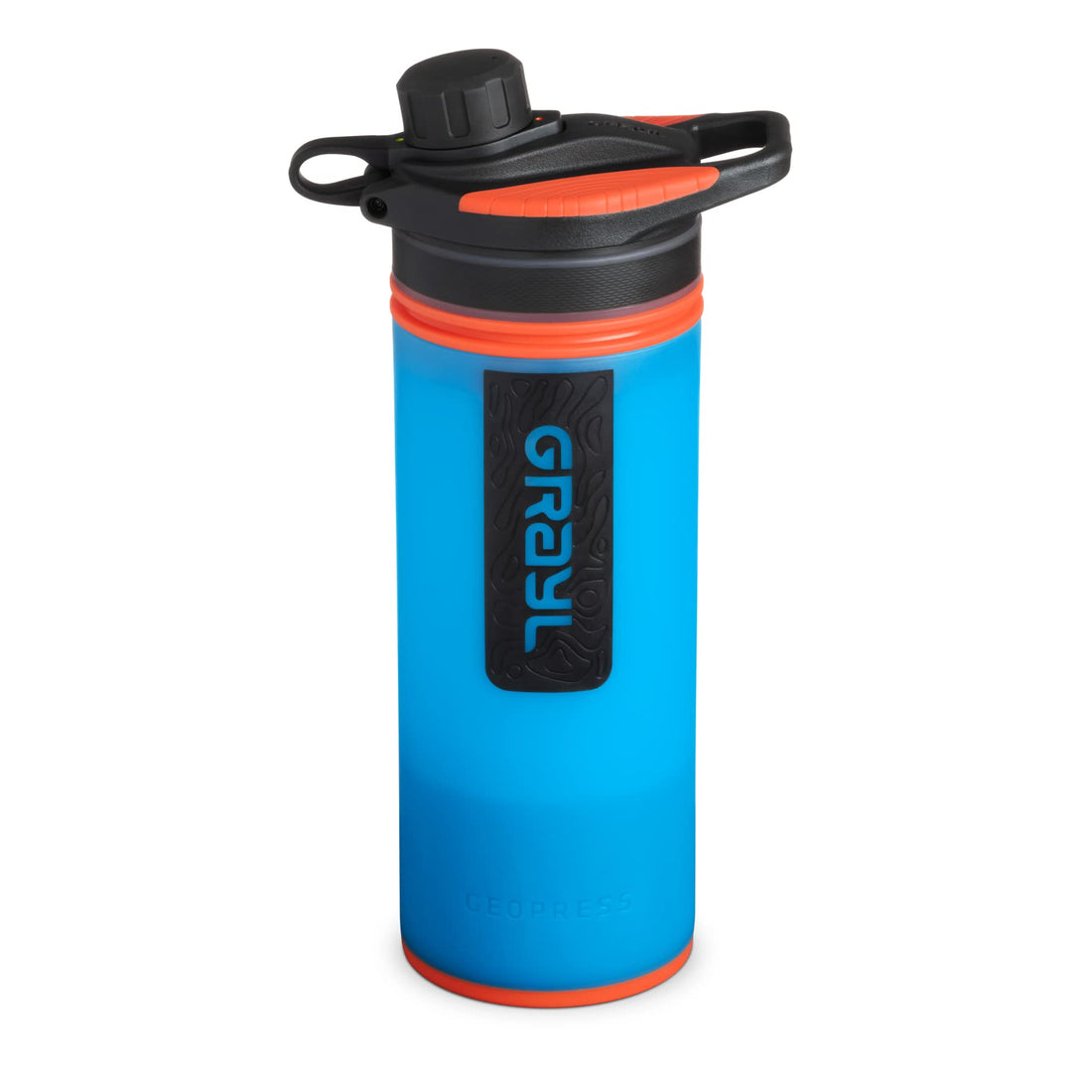 GRAYL Unisex - Adult Geopress Purifier Water Filter Bottle, Bali Blue, 24 oz-1