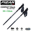 Fizan Compact Unisex Trekking Poles - Adult, Black, One Size-9
