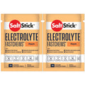 SaltStick Fastchews, Electrolyte Replacement Tablets for Rehydration, Exercise Recovery, Youth & Adult Athletes, Hiking & Sports Recovery, 2 x Packets of 10 Tablets (Peach)-1