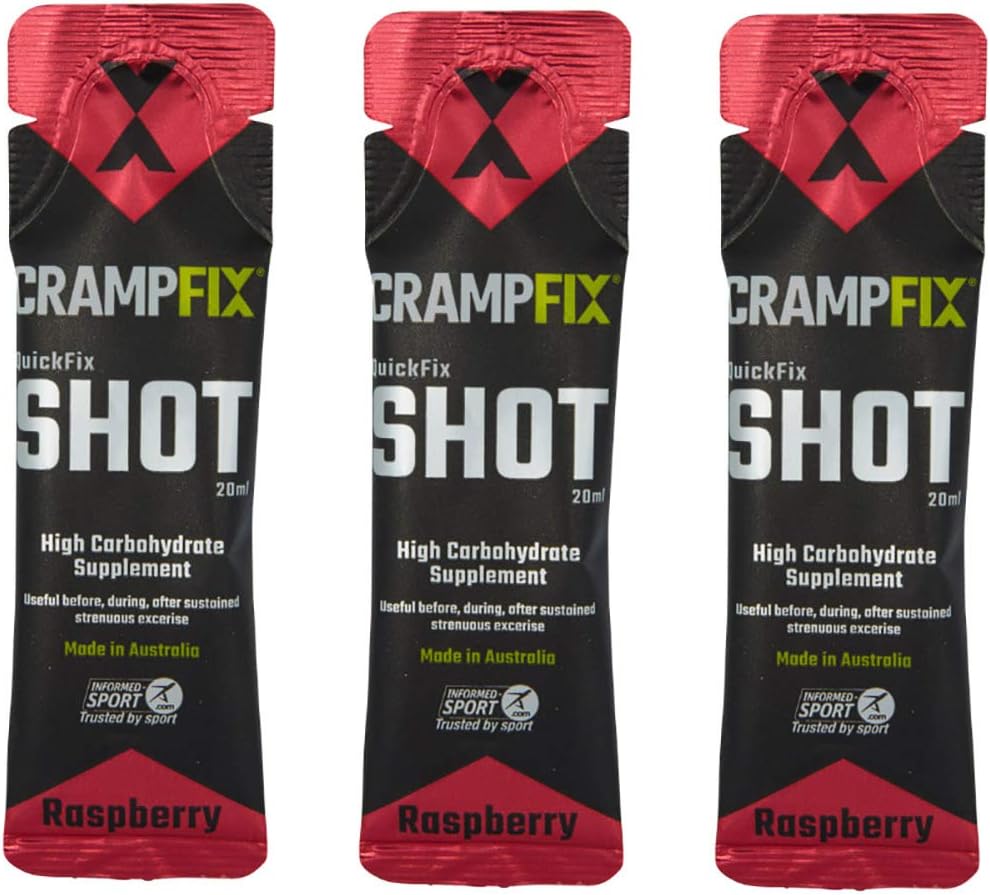 Crampfix QuickFix Shot Sachets - Fast & Effective Relief from Muscle Cramp (3 x 20ml Packets)