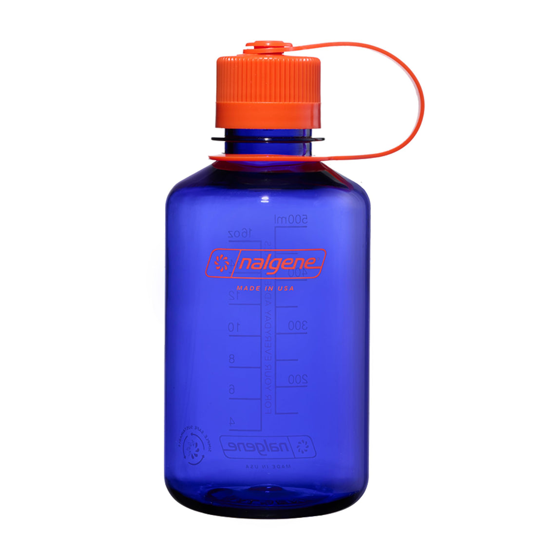 Nalgene Water Bottle - Lightweight Sustain Tritan BPA-Free Shatterproof Bottle for Backpacking, Hiking, Gym, 16 OZ, Narrow Mouth, Periwinkle-1