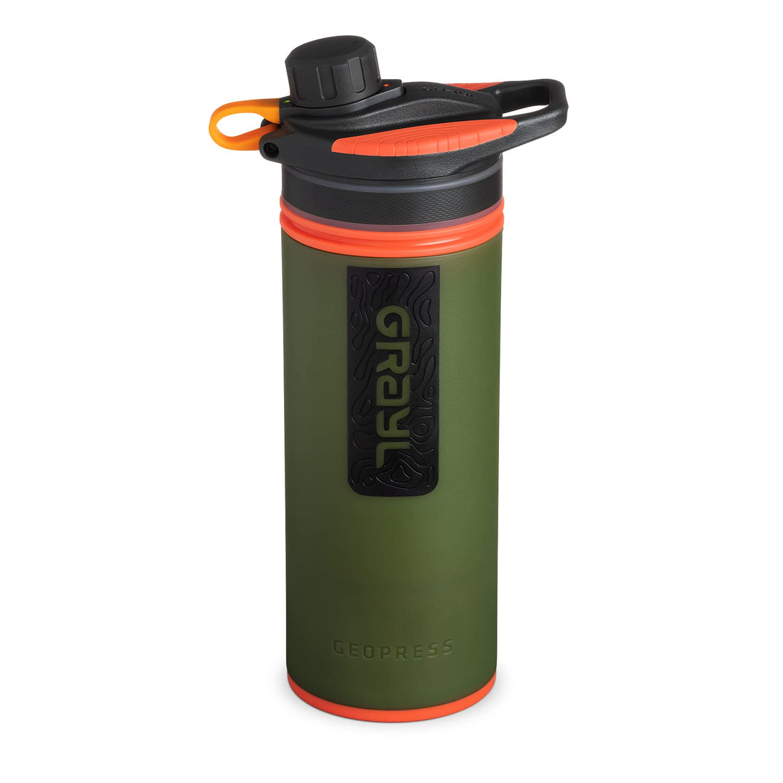 GRAYL GeoPress 710 ml Outdoor Water Filter Drinking Water I Eliminates 99.99% of All Bacteria and Viruses I Perfect for Camping, Survival and Travel (Oasis Green)-1