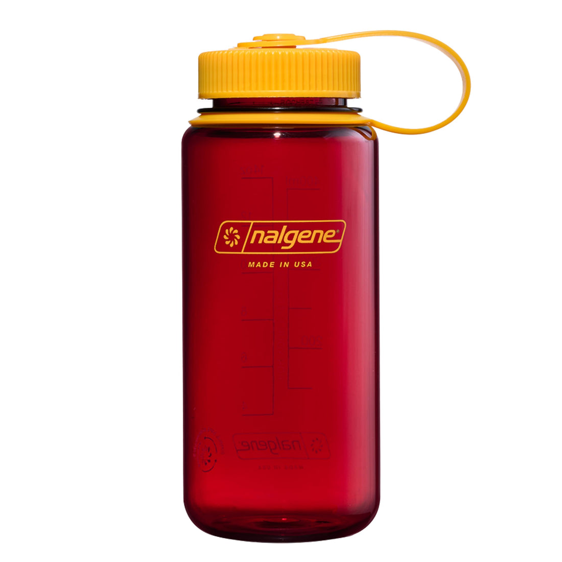 Nalgene Water Bottle - Lightweight Sustain Tritan BPA-Free Shatterproof Bottle for Backpacking, Hiking, Gym, 16 OZ, Wide Mouth, Laker-1