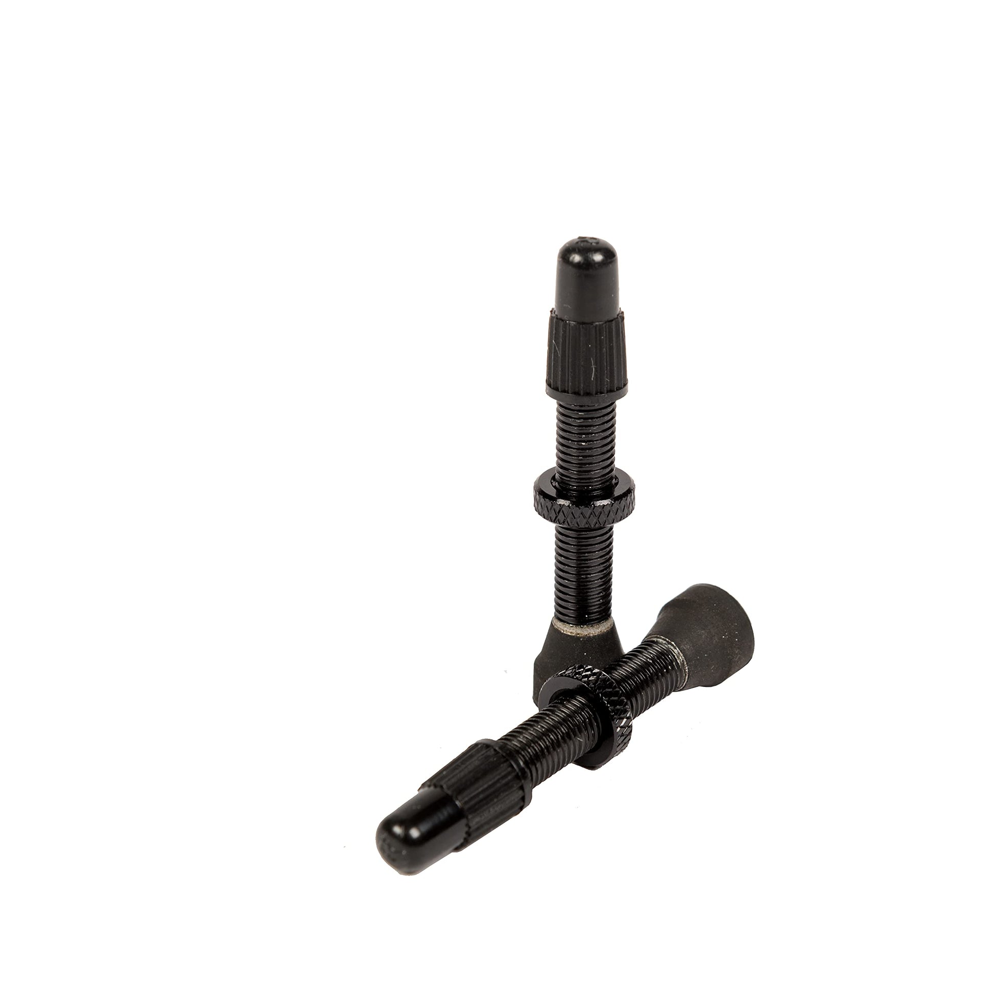 Stan's NoTubes Universal Tubeless Presta Valve Stem Pair, Aluminum Stems, 80 mm, Black-2