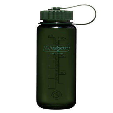 Nalgene Sustain Tritan BPA-Free Water Bottle Made with Material Derived from 50% Plastic Waste, 16 OZ, Wide Mouth, Jade-1