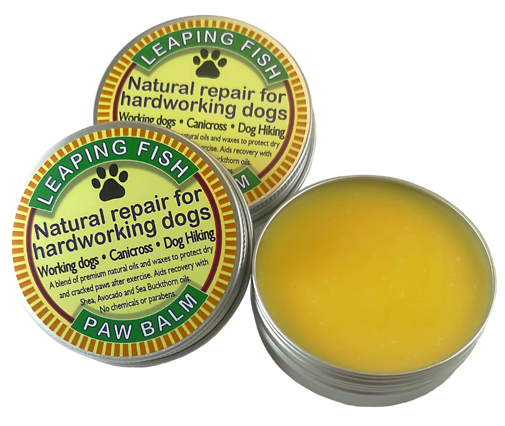 LEAPING FISH Dog Paw Balm - Natural Repair For Hardworking Dogs - 60g Tin-3
