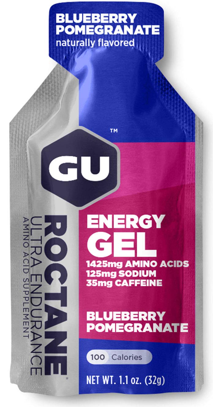 GU Roctane Ultra Endurance Energy Gels - Pack of 12 (2 x Six Different Flavours) Bundled with an Exclusive Elastic No-tie Reflective Shoe Laces-8