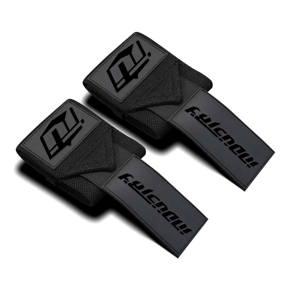 Industry Wrist Wraps - No Thumb Loop Lifting Straps - Wrist Straps For Men & Women. Gym, Crossfit, Power Lifting, Body Building, Weightlifting, Deadlift (Blackout, 24")-1
