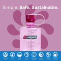 Nalgene Sustain Tritan BPA-Free Water Bottle Made with Material Derived from 50% Plastic Waste, 32 OZ, Narrow Mouth, Cosmo-2