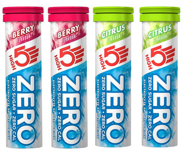 HIGH5 ZERO Hydration Electrolyte Sports Drink Dissolvable Tablets - 10 Tablets Per Tube - 4 x Tubes (40 Tablets Total)