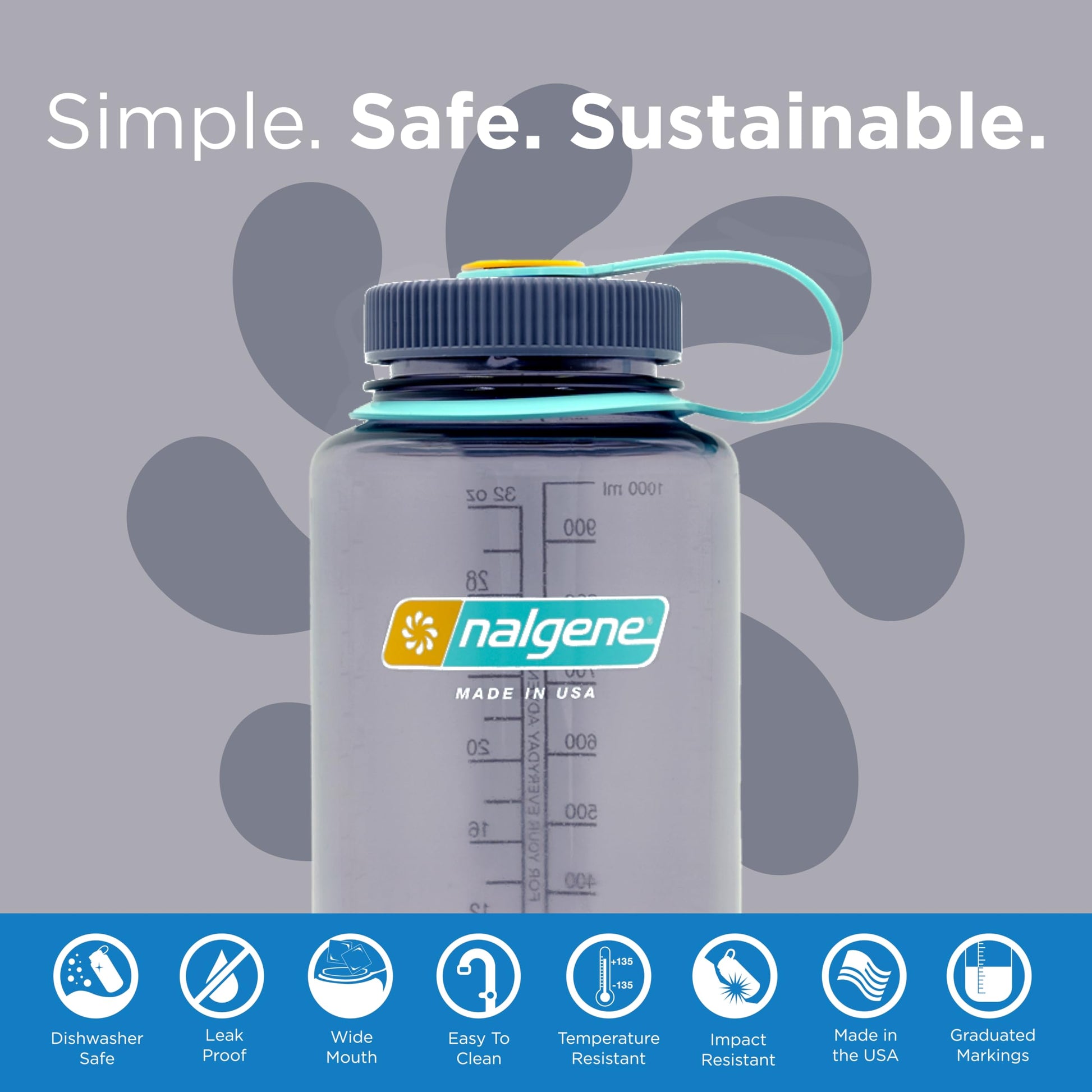 Nalgene WH Sustain Bottle woodsman 1 L-3