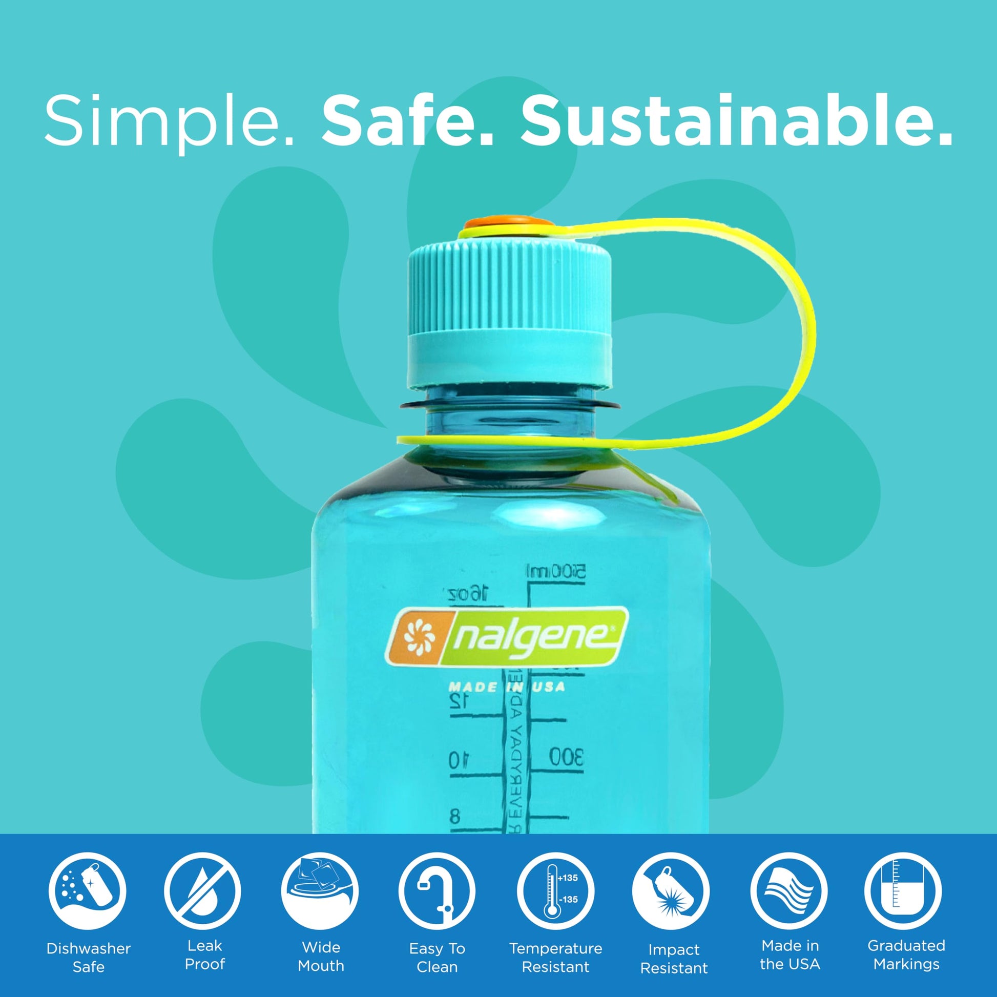 Nalgene EH Sustain Bottle cerulean 0,5 L-2