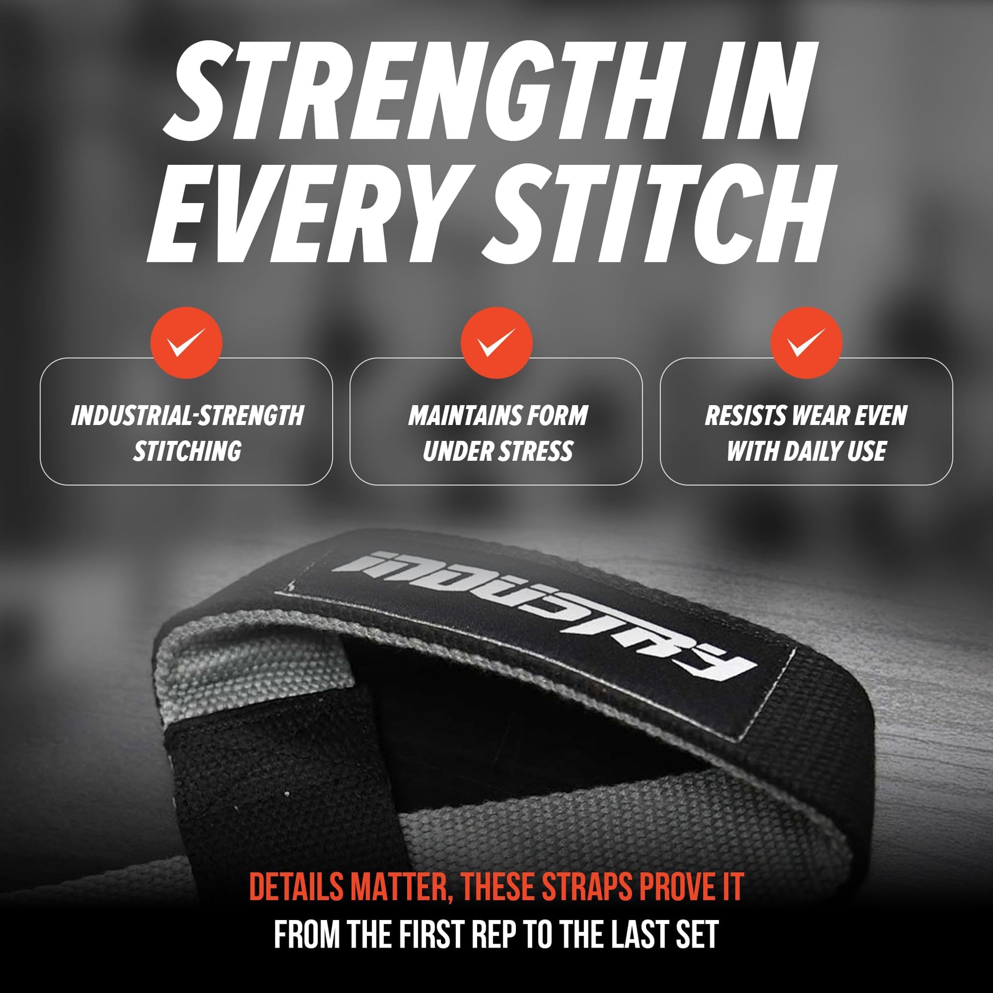 Industry Pro Dual-Ply Lifting Straps | Heavy-Duty Cotton Canvas | Reinforced Stitching | 500kg Load Capacity | 24" & 27.5" Lengths | Anti-Fray Edges | Sold as Pairs (Black, 24")