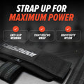 Industry Professional No-Slip Weightlifting Wrist Straps - Heavy-Duty Nylon Grip Support - Neoprene Padded Lifting Wraps - Adjustable Velcro Closure - Strength Training Accessories-4