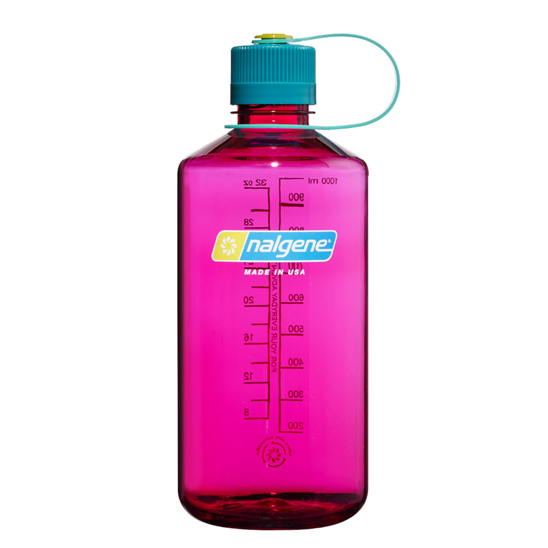 Nalgene Sustain Tritan BPA-Free Water Bottle Made with Material Derived from 50% Plastic Waste, 32 OZ, Narrow Mouth, Eggplant-1