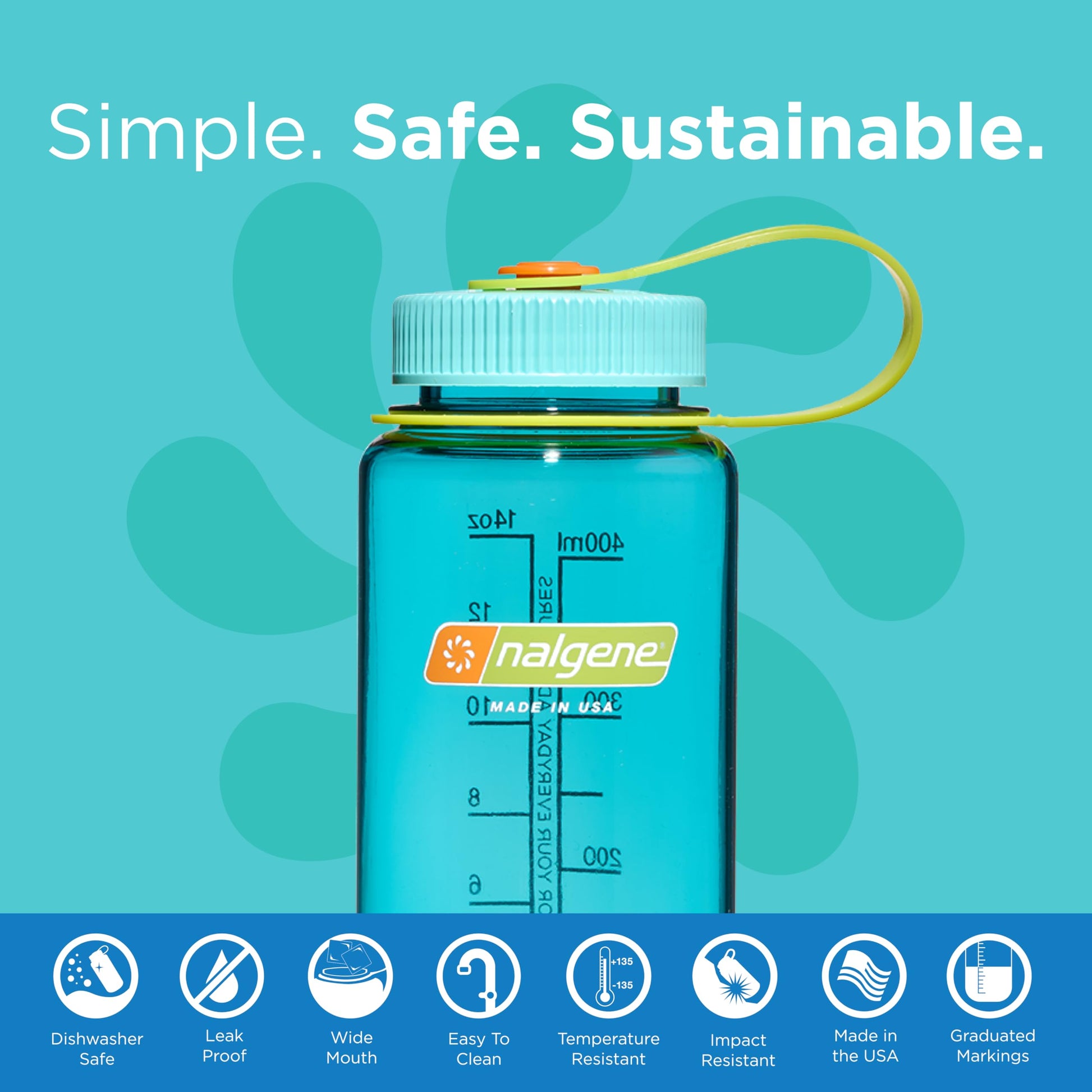 Nalgene WH Sustain Bottle cerulean 0,5 L-3