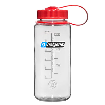 Nalgene Sustain Tritan BPA-Free Water Bottle Made with Material Derived from 50% Plastic Waste, 16 OZ, Wide Mouth, Clear-1