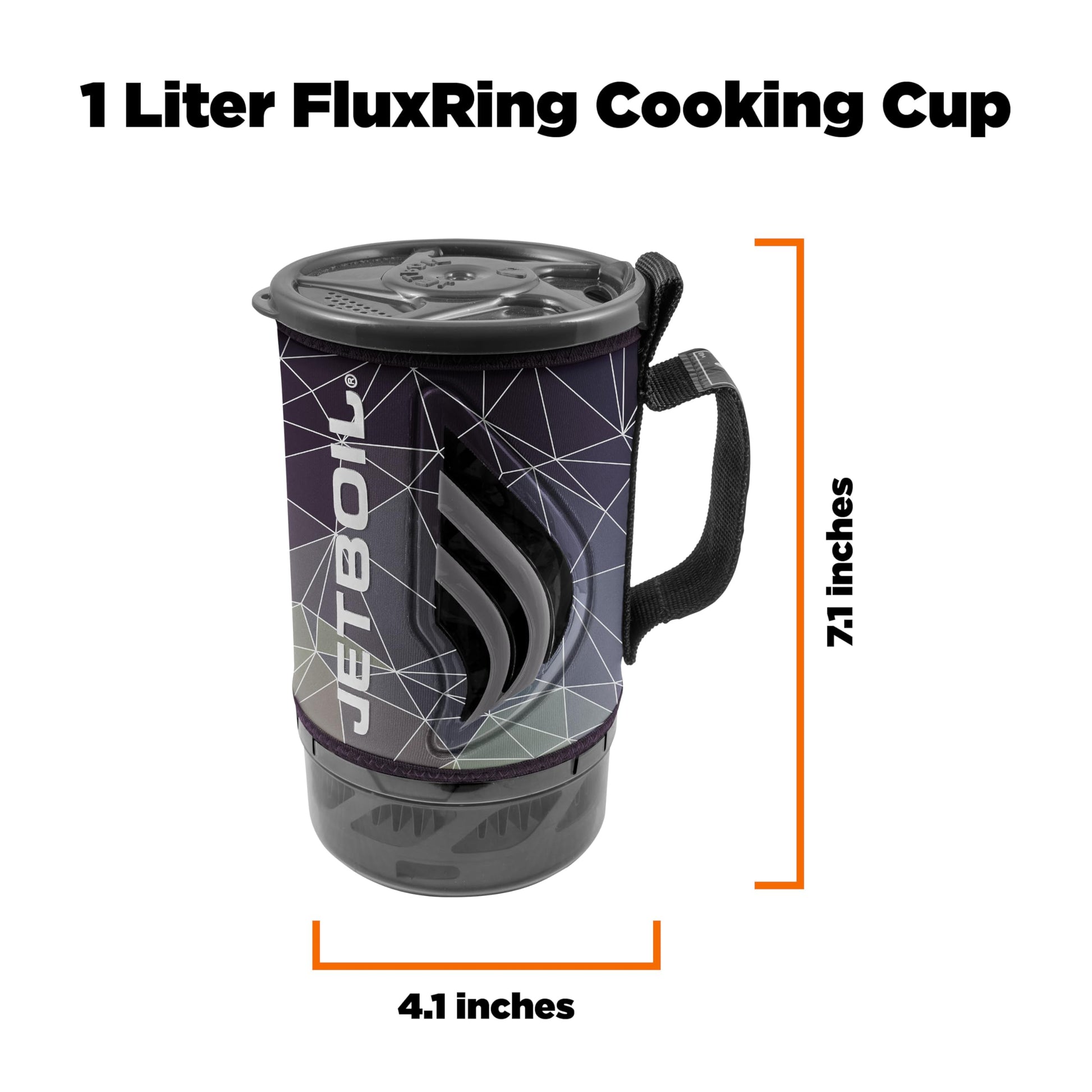Jetboil Flash Camping and Backpacking Stove Cooking System, Fractile-3