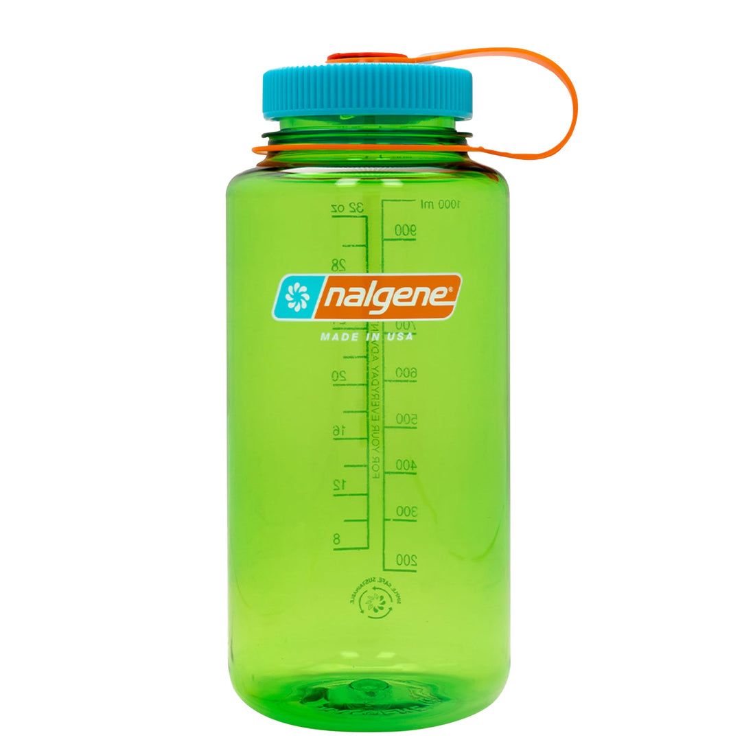 Nalgene Sustain Tritan BPA-Free Water Bottle Made with Material Derived From 50% Plastic Waste, 32 OZ, Wide Mouth, Electric Magenta-1