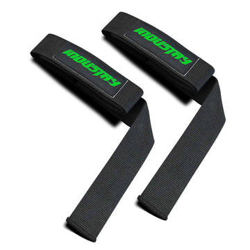 Industry Classic 24" Lifting Straps - Heavy-Duty Lifting Straps - Neoprene-Padded Weightlifting Wrist Wraps - Fray-Resistant Gym Straps, Powerlifting Grips (Black/Neon Green)-1