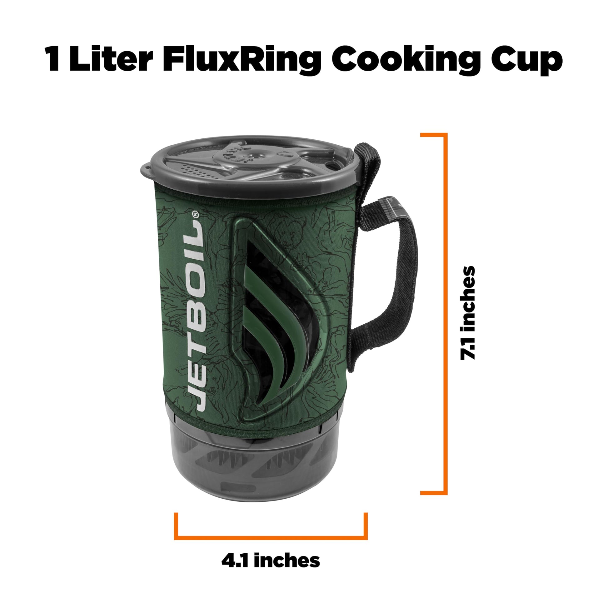 Jetboil Flash Camping and Backpacking Stove Cooking System, Wild-3