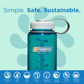 Nalgene Sustain 16oz Wm Water Bottle Trout 16 Ounce-2