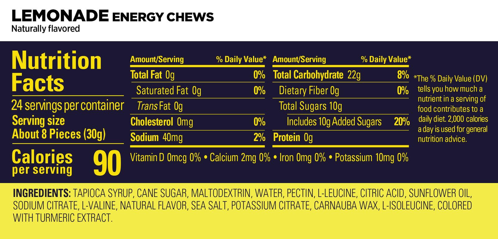 GU Energy Chews Double Serving Packs. Energy Gummies with Electrolytes for Running, Cycling, Triathlon & Other Sports - Pack of 2 (Lemonade)-2