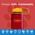 Nalgene Water Bottle - Lightweight Sustain Tritan BPA-Free Shatterproof Bottle for Backpacking, Hiking, Gym, 16 OZ, Wide Mouth, Laker-2