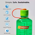 Nalgene Sustain Water Bottle Teal 16 Ounce-2