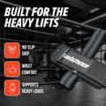Industry Professional No-Slip Weightlifting Wrist Straps - Heavy-Duty Nylon Grip Support - Neoprene Padded Lifting Wraps - Adjustable Velcro Closure - Strength Training Accessories-3