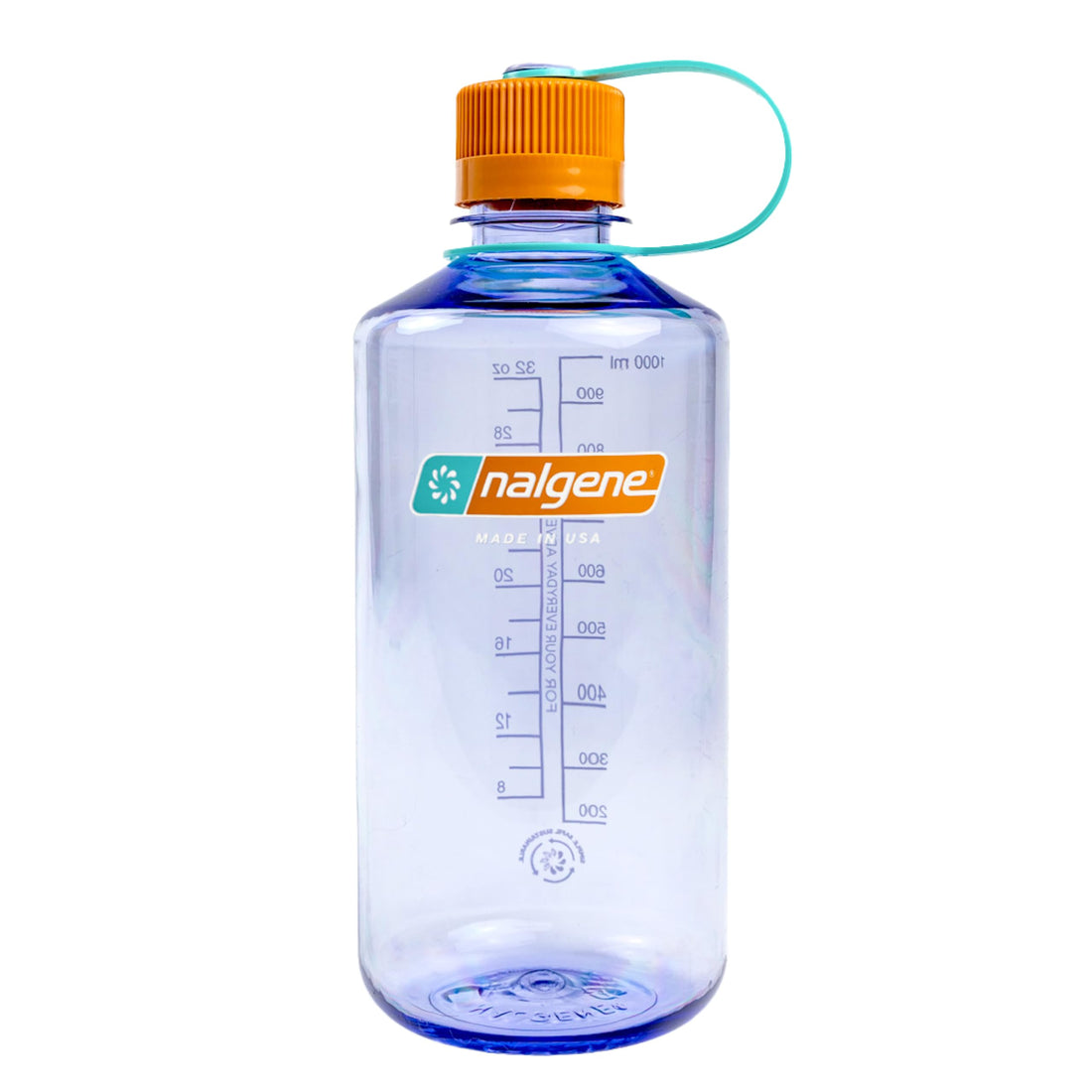 Nalgene Sustain Tritan BPA-Free Water Bottle Made with Material Derived from 50% Plastic Waste, 32 OZ, Narrow Mouth, Amethyst-1