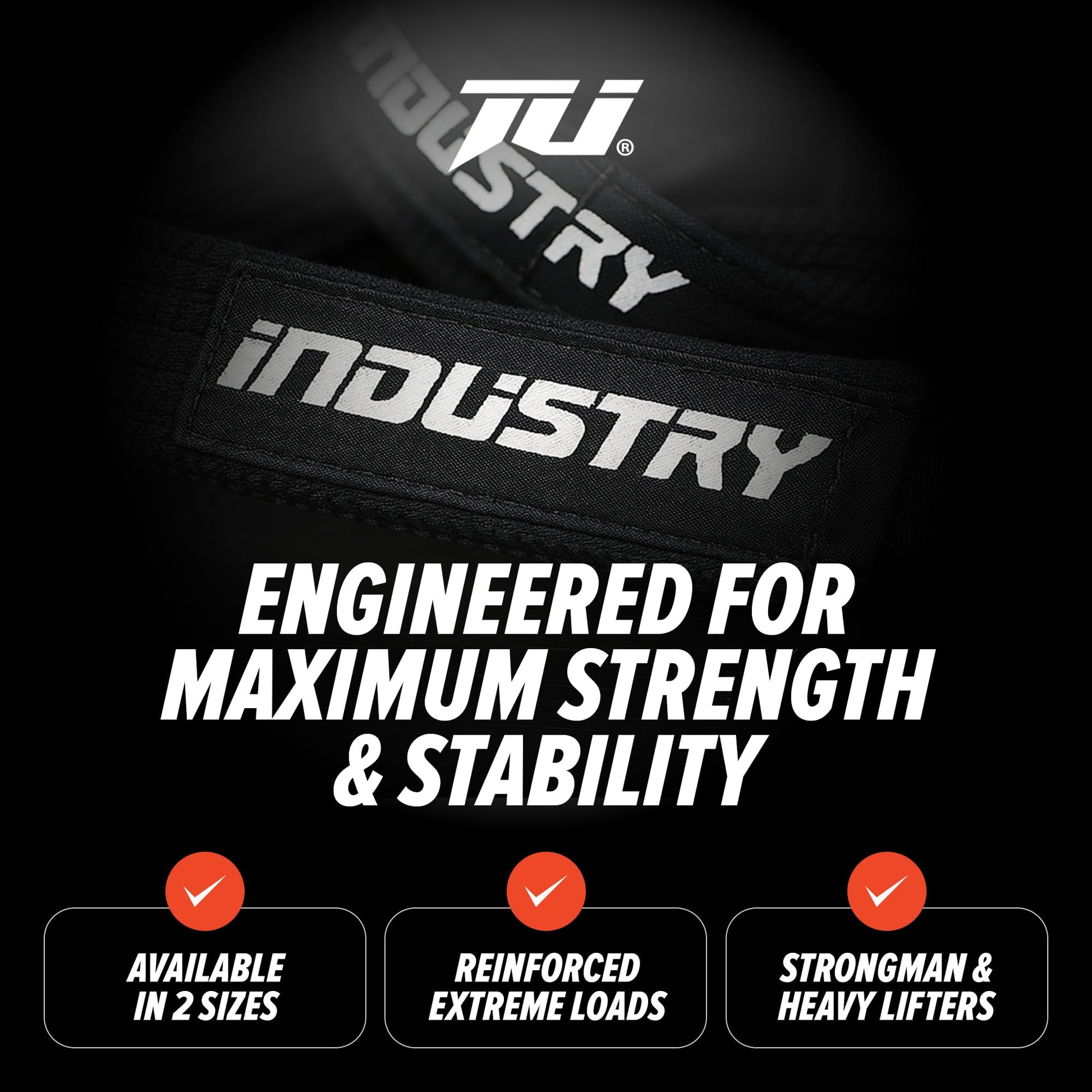 Industry Pro Dual-Ply Lifting Straps | Heavy-Duty Cotton Canvas | Reinforced Stitching | 500kg Load Capacity | 24" & 27.5" Lengths | Anti-Fray Edges | Sold as Pairs (Black, 24")