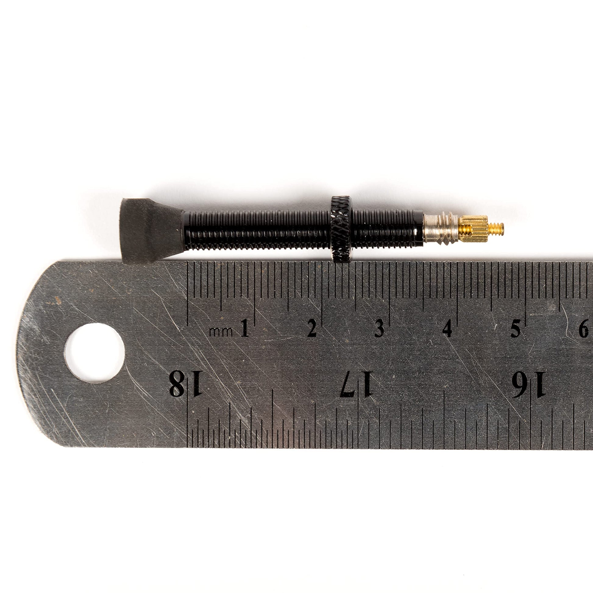 Stan's NoTubes Unisex - Adult Notubes Universal Valve Aluminium, Black up to 8 mm Valve Hole, 44 mm-7
