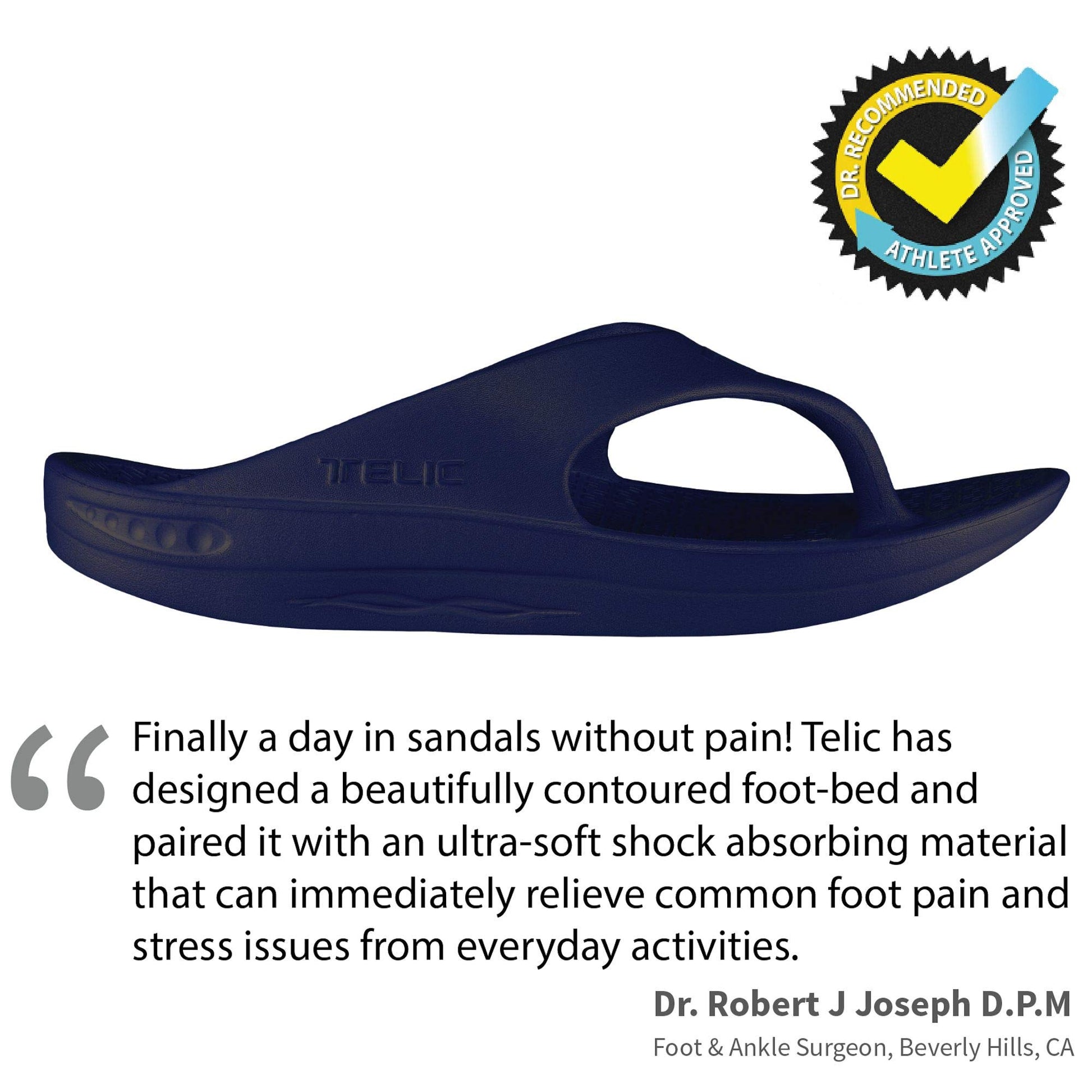 Telic Women's Energy Flip Flop-Pillow-Soft, Supportive, Lightweight, Waterproof-Perfect for Beach & Pool, Deep Ocean, 12 Women/11 Men-4