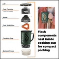 Jetboil Flash Camping and Backpacking Stove Cooking System, Wild-5