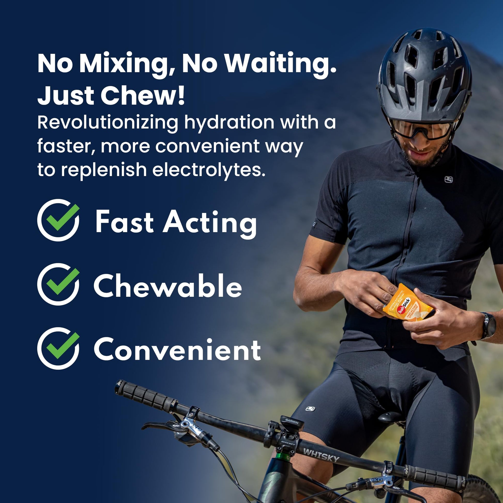SaltStick FastChews Electrolytes - 60 Chewable Electrolyte Tablets - Salt Tablets for Running, Fast Hydration, Leg Cramps Relief, Sports Recovery - Non-GMO, Vegan, Gluten Free (Peach)-3