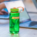 Nalgene Sustain Tritan BPA-Free Water Bottle Made with Material Derived From 50% Plastic Waste, 16 OZ, Wide Mouth, Electric Magenta, 16 Ounce-3