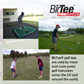 BirTee Golf Tees - PRO Speed Plus with Flexibility & Durability - 8 Pack. Indoor Golf Tees/Golf Simulator Tees/Winter Plastic Golf Tees (Blue)-5