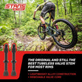Stan's NoTubes Unisex - Adult Notubes Universal Valve Aluminium, Black up to 8 mm Valve Hole, 44 mm-5