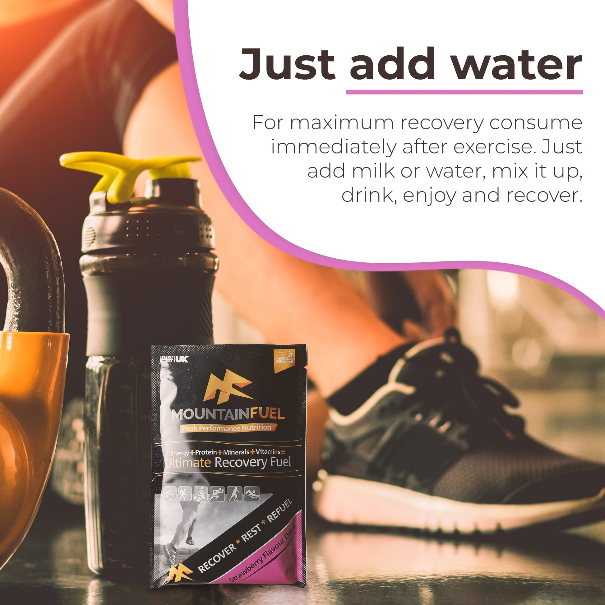 Mountain Fuel Ultimate Recovery Fuel - 4 x 50g Sachets